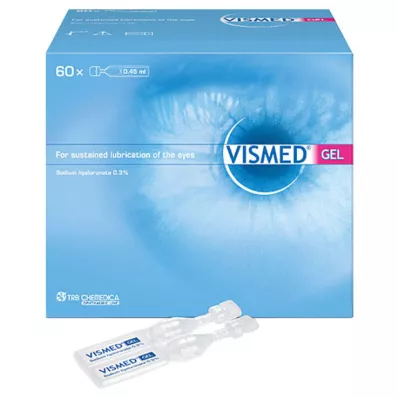VISMED GEL Doze za enkratno uporabo, 60X0,45 ml