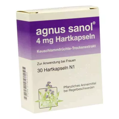 AGNUS SANOL Trde kapsule, 30 kosov