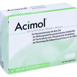 ACIMOL s pH testnimi trakovi filmsko obložene tablete, 48 kosov