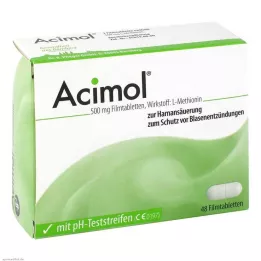 ACIMOL s pH testnimi trakovi filmsko obložene tablete, 48 kosov