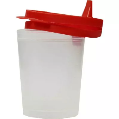 URINBECHER z zaskočnim pokrovom, 1 kos URINBECHER z zaskočnim pokrovom, 1 kos