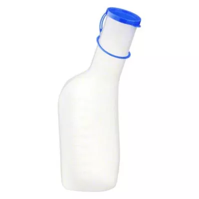 URINFLASCHE Moški plastični 1 l z mlečnim pokrovčkom, 1 kos URINFLASCHE Moški plastični 1 l z mlečnim pokrovčkom, 1 kos