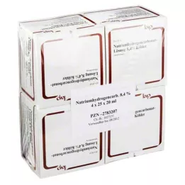 NATRIUMHYDROGENCARBONAT-Köhlerjeva 8,4-odstotna raztopina, 100X20 ml