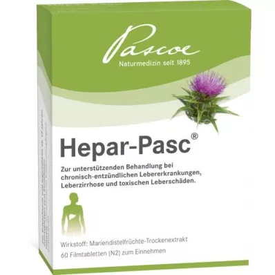 HEPAR PASC Filmsko obložene tablete, 60 kosov