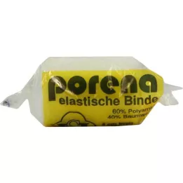 PORENA Elastični povoj iz gaze 4 cm bele barve s celuloidom, 1 kos