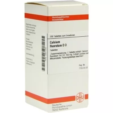 CALCIUM FLUORATUM D 3 tablete, 200 kapsul