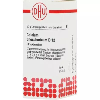 CALCIUM PHOSPHORICUM D 12 kroglic, 10 g