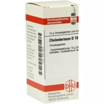 CHOLESTERINUM D 10 kroglic, 10 g