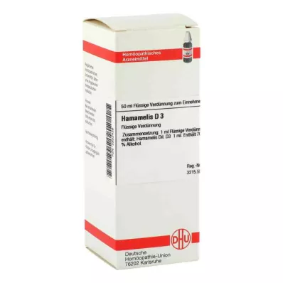 HAMAMELIS Raztopina D 3, 50 ml
