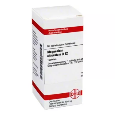 MAGNESIUM CHLORATUM D 12 tablet, 80 kapsul