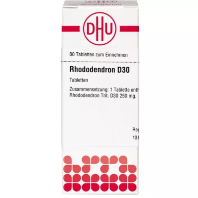 RHODODENDRON D 30 tablet, 80 kapsul