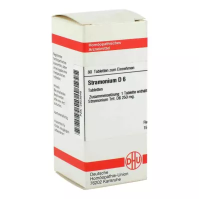 STRAMONIUM D 6 tablete, 80 kapsul
