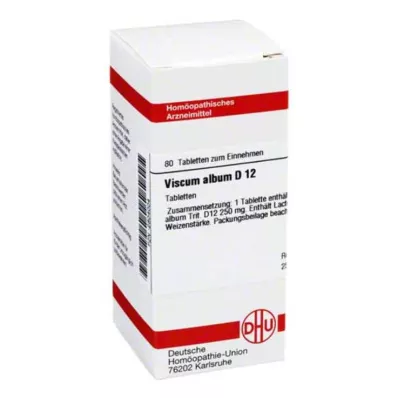 VISCUM ALBUM D 12 tablet, 80 kapsul