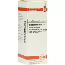 ACIDUM OXALICUM Raztopina D 6, 20 ml