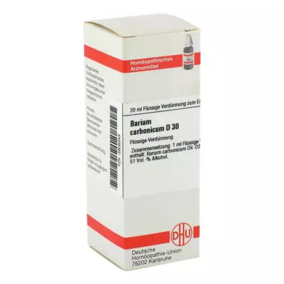 BARIUM CARBONICUM D 30 razredčitev, 20 ml BARIUM CARBONICUM D 30 razredčitev, 20 ml