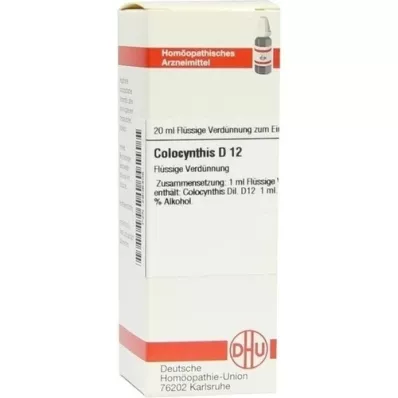 COLOCYNTHIS Raztopina D 12, 20 ml