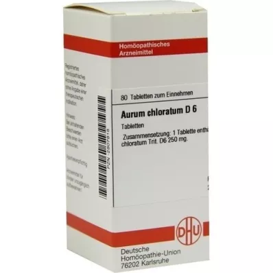 AURUM CHLORATUM D 6 tablete, 80 kapsul