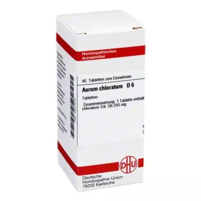 AURUM CHLORATUM D 6 tablete, 80 kapsul