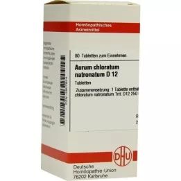 AURUM CHLORATUM NATRONATUM D 12 tablet, 80 kapsul