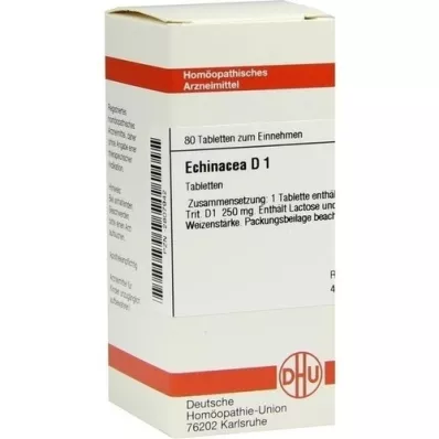 ECHINACEA HAB D 1 tablete, 80 kapsul