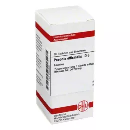 PAEONIA OFFICINALIS D 6 tablete, 80 kapsul