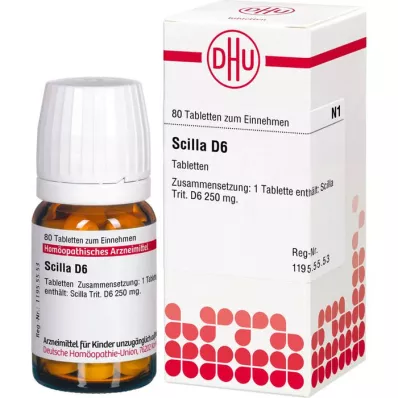 SCILLA D 6 tablete, 80 kapsul