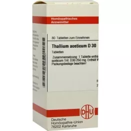 THALLIUM ACETICUM D 30 tablet, 80 kapsul