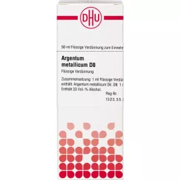 ARGENTUM METALLICUM Raztopina D 8, 50 ml