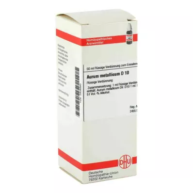 AURUM METALLICUM Raztopina D 10, 50 ml AURUM METALLICUM Raztopina D 10, 50 ml