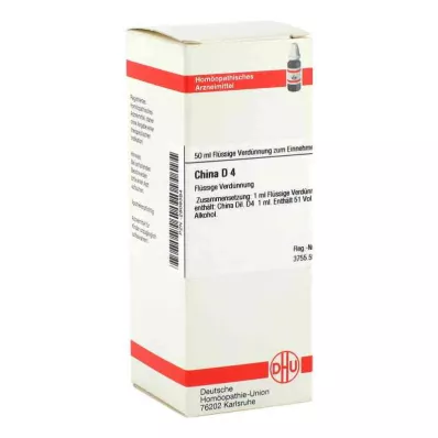 CHINA Raztopina D 4, 50 ml CHINA Raztopina D 4, 50 ml
