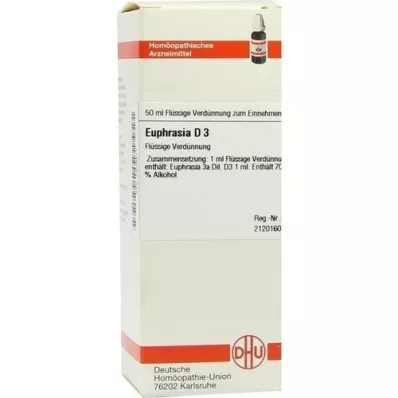 EUPHRASIA Raztopina D 3, 50 ml