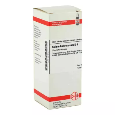KALIUM BICHROMICUM Raztopina D 4, 50 ml