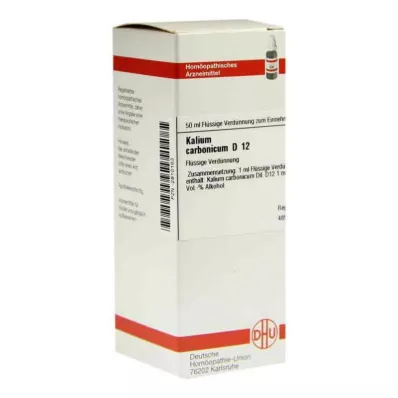 KALIUM CARBONICUM Raztopina D 12, 50 ml KALIUM CARBONICUM Raztopina D 12, 50 ml