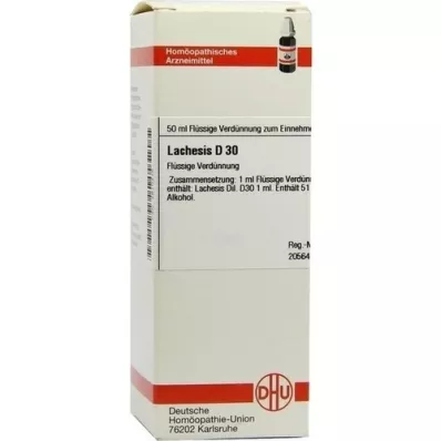LACHESIS Raztopina D 30, 50 ml