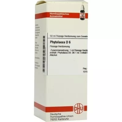 PHYTOLACCA Raztopina D 6, 50 ml