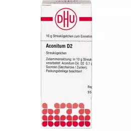 ACONITUM D 2 globuli, 10 g