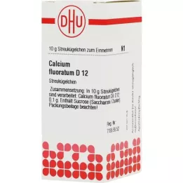 CALCIUM FLUORATUM D 12 kroglic, 10 g