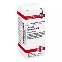 CALCIUM FLUORATUM D 12 kroglic, 10 g
