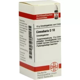 CINNABARIS D 10 kroglic, 10 g