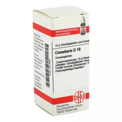 CINNABARIS D 10 kroglic, 10 g CINNABARIS D 10 kroglic, 10 g