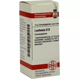 LACHESIS D 8 kroglic, 10 g