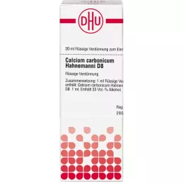 CALCIUM CARBONICUM Hahnemanni D 8 Raztopina, 20 ml