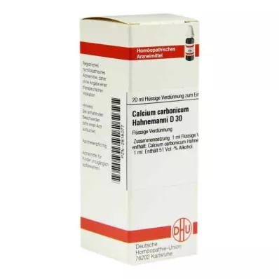 CALCIUM CARBONICUM Hahnemanni D 30 razredčina, 20 ml