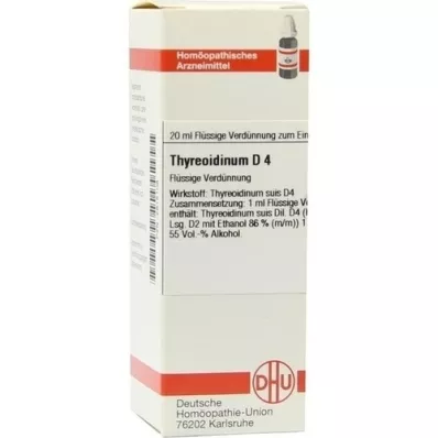 THYREOIDINUM Raztopina D 4, 20 ml
