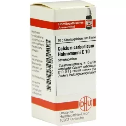 CALCIUM CARBONICUM Hahnemanni D 10 globul, 10 g