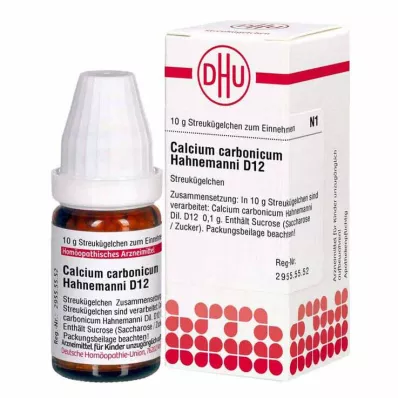 CALCIUM CARBONICUM Hahnemanni D 12 globul, 10 g