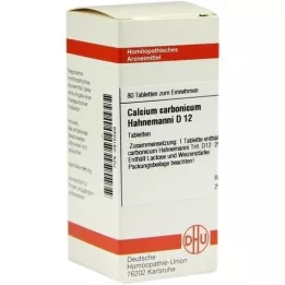 CALCIUM CARBONICUM Hahnemanni D 12 tablet, 80 kosov