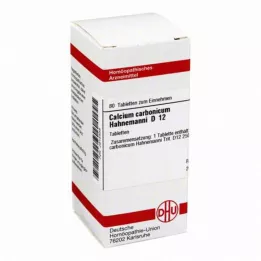 CALCIUM CARBONICUM Hahnemanni D 12 tablet, 80 kosov