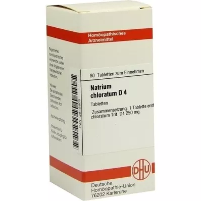 NATRIUM CHLORATUM D 4 tablete, 80 kapsul