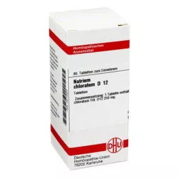 NATRIUM CHLORATUM D 12 tablet, 80 kapsul